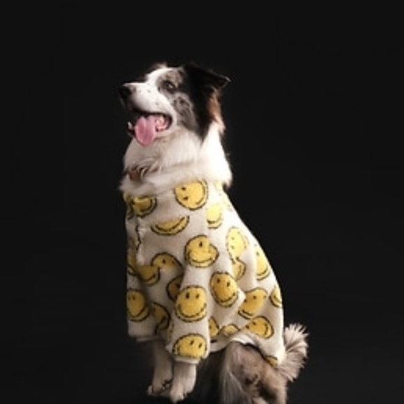 GAP x Smiley Collab Sherpa Dog Fleece Pullover - Picture 4 of 4